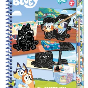 Bluey Fun scratch képkarcoló készlet és activity szett