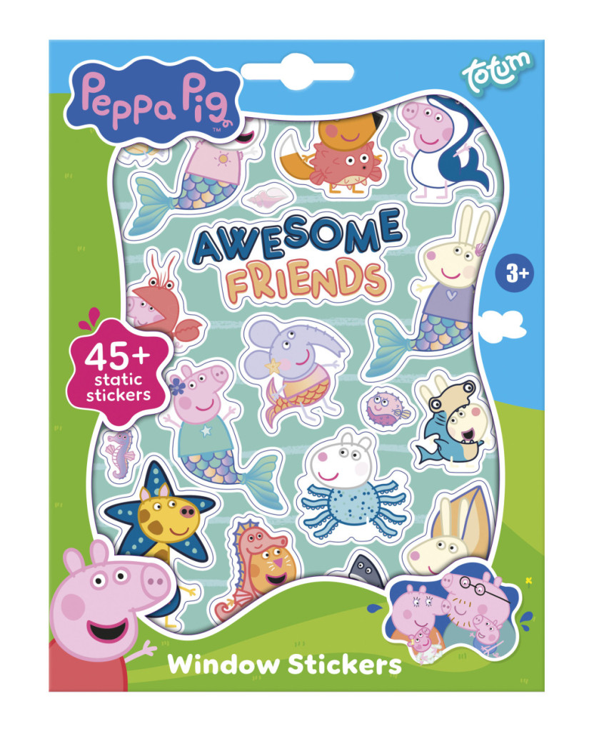 Peppa malac Awesome Friends ablakmatrica szett