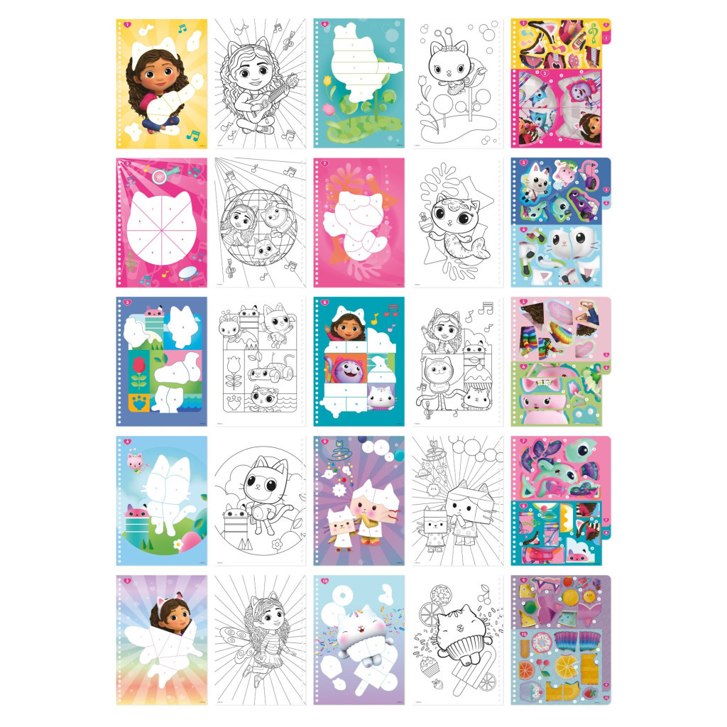 Gabi babaháza Sprinkle Party puzzle matrica és színező szett - Image 2
