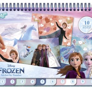 Disney Jégvarázs Destiny puzzle matrica és színező szett