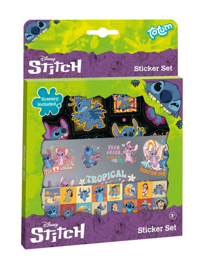 Disney Lilo és Stitch, A csillagkutya Extrovert matrica szett