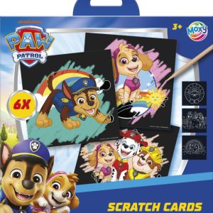 Mancs Őrjárat Team scratch képkarcoló készlet