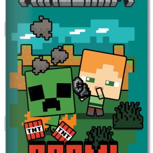 Minecraft Boom B/5 vonalas füzet 40 lapos
