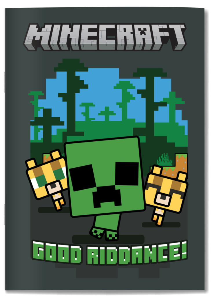 Minecraft Good Riddance B/5 vonalas füzet 40 lapos