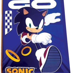 Sonic a sündisznó Let's Go B/5 vonalas füzet 40 lapos