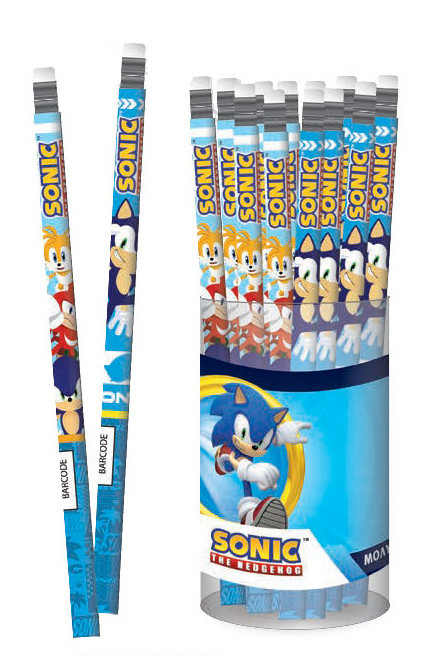 Sonic a sündisznó Trio HB grafit ceruza radír véggel