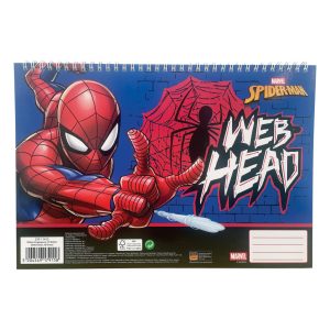 Pókember Web Head A/4 spirál vázlatfüzet, 30 lapos