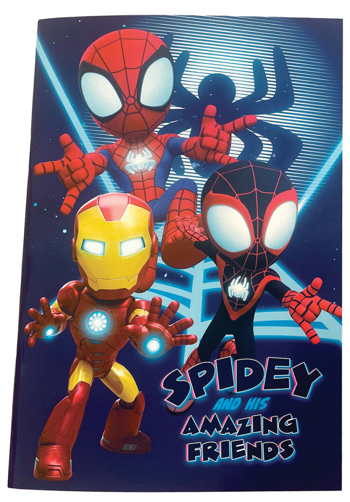 Pókember Spidey Ultimate B/5 vonalas füzet 40 lapos