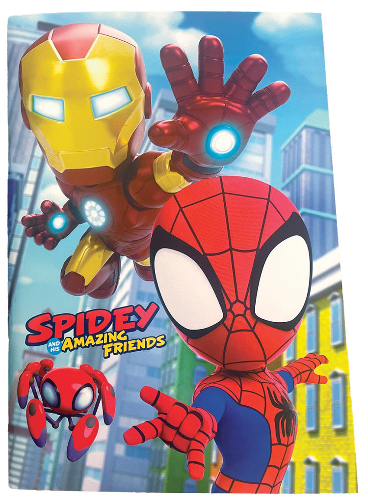 Pókember Spidey Friends B/5 vonalas füzet 40 lapos