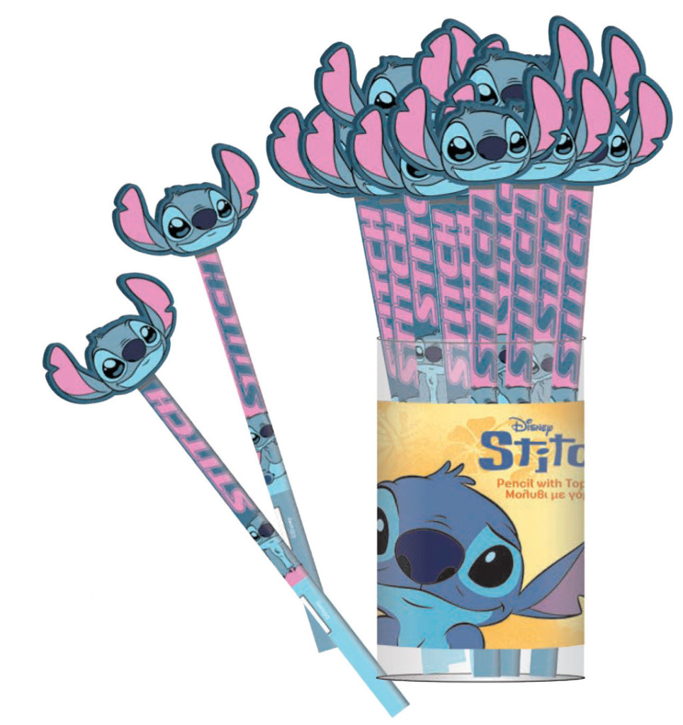 Disney Lilo és Stitch, A csillagkutya Cute HB grafit ceruza forma radír véggel - Image 2