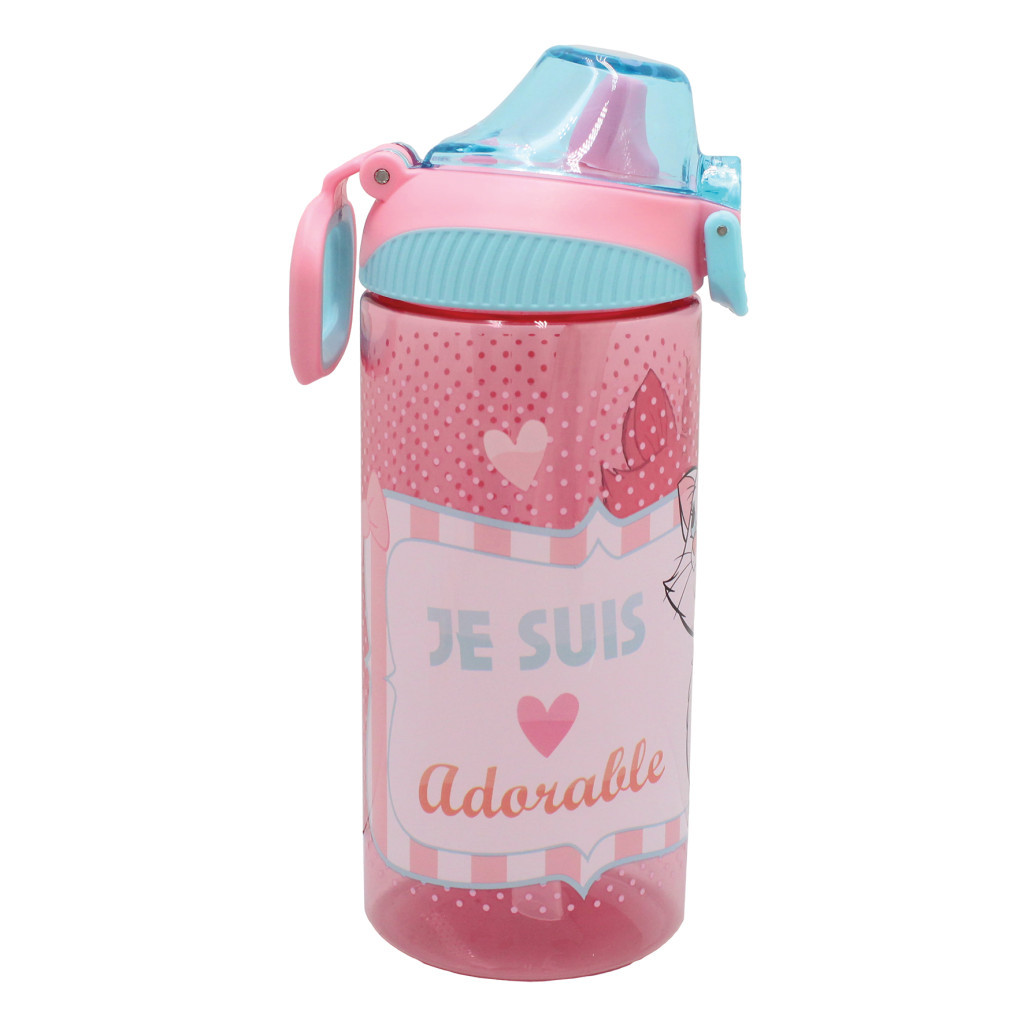 Disney Marie Adorable műanyag szívószálas kulacs akasztóval 450 ml - Image 2
