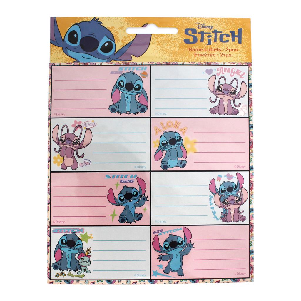 Disney Lilo és Stitch, A csillagkutya Universe füzetcímke 16 db-os
