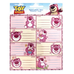 Disney Játékháború Lotso füzetcímke 16 db-os