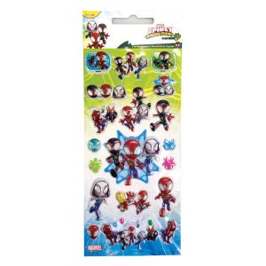 Pókember Spidey bubble matrica