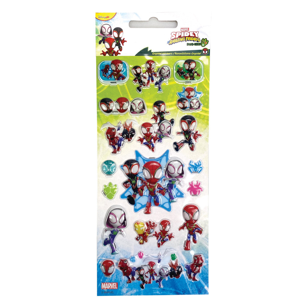 Pókember Spidey bubble matrica