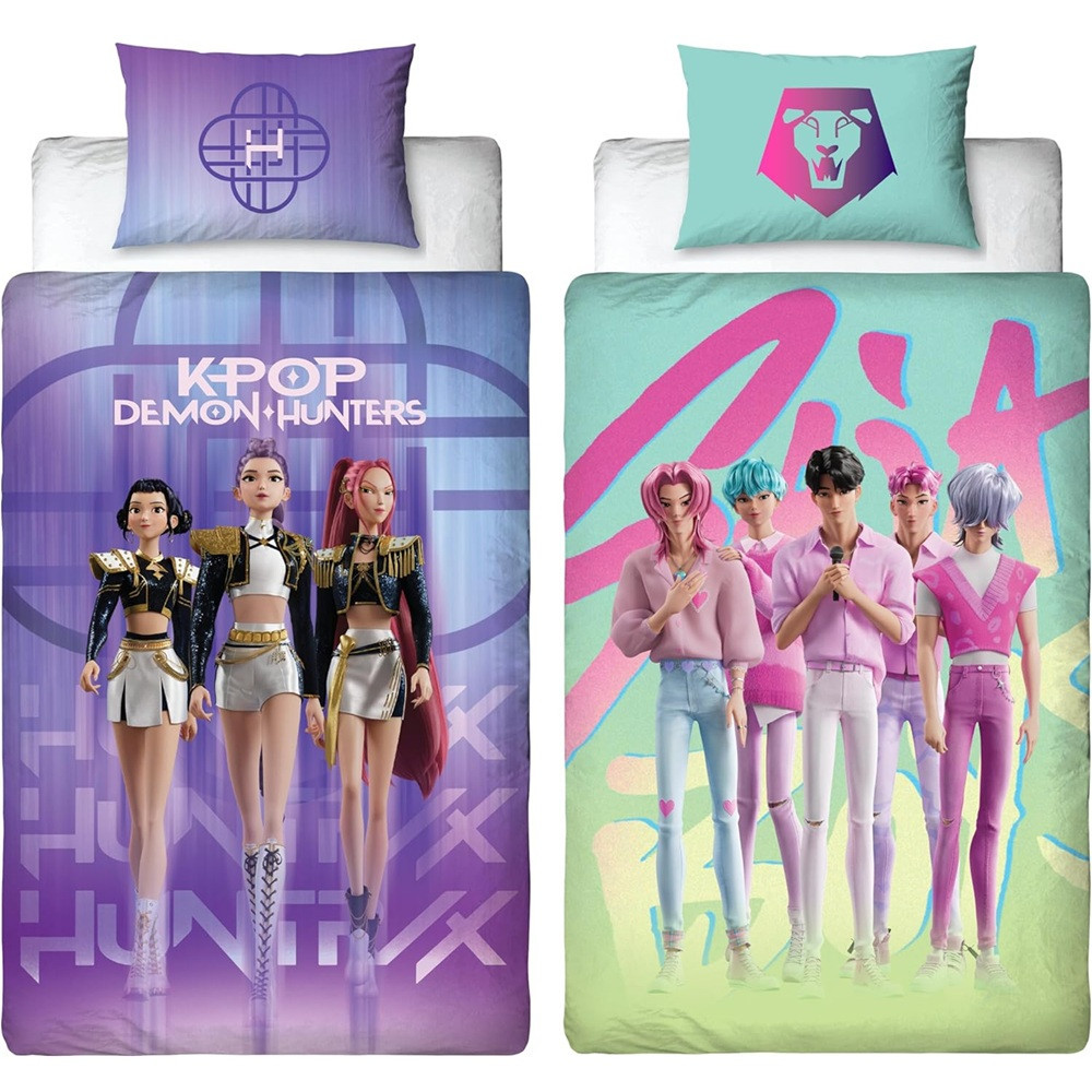 K-pop Démonvadászok Battle ágyneműhuzat 140×200cm, 70x90 cm microfibre