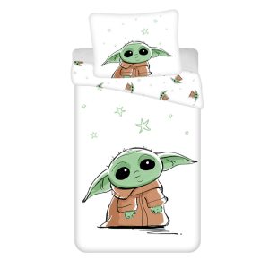 Star Wars Baby Yoda ágyneműhuzat 140x200 cm, 70x90 cm