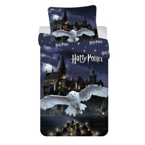 Harry Potter Hogwarts Night ágyneműhuzat 140×200cm, 70×90 cm microfibre