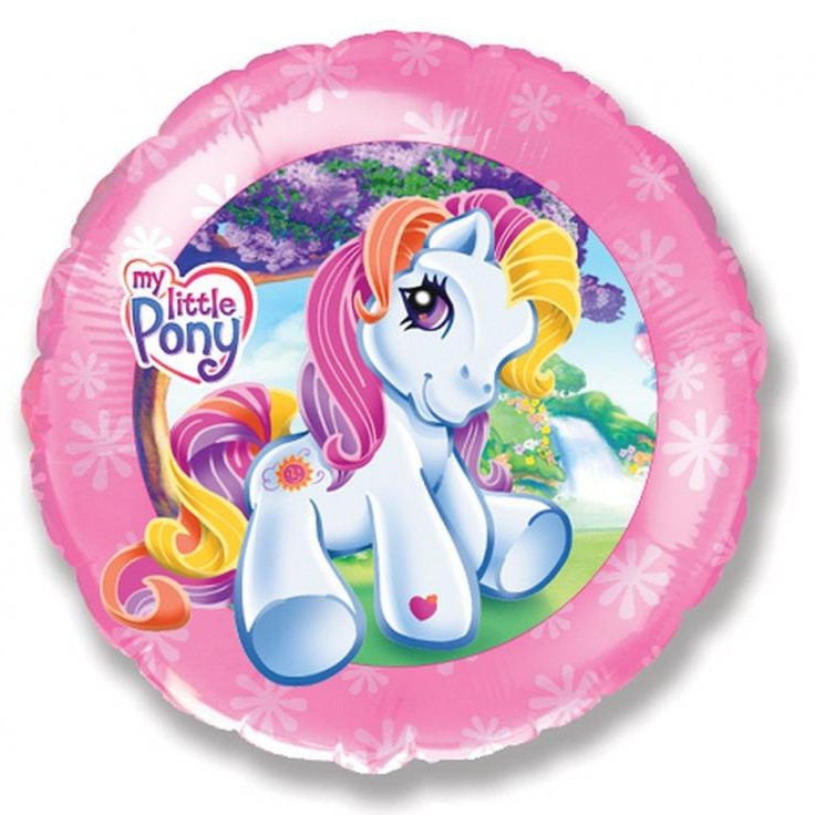 Én kicsi pónim Circle fólia lufi 46 cm (WP) - Image 2