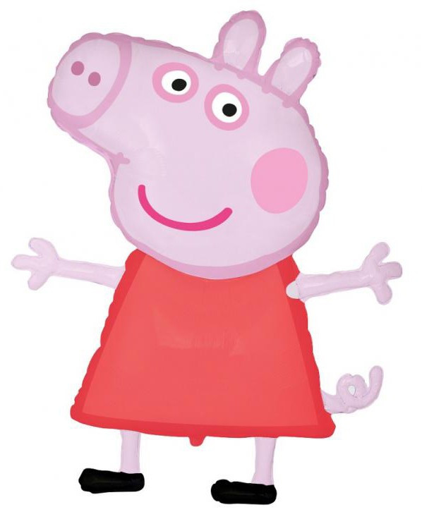 Peppa malac Red fólia lufi 36 cm (WP)