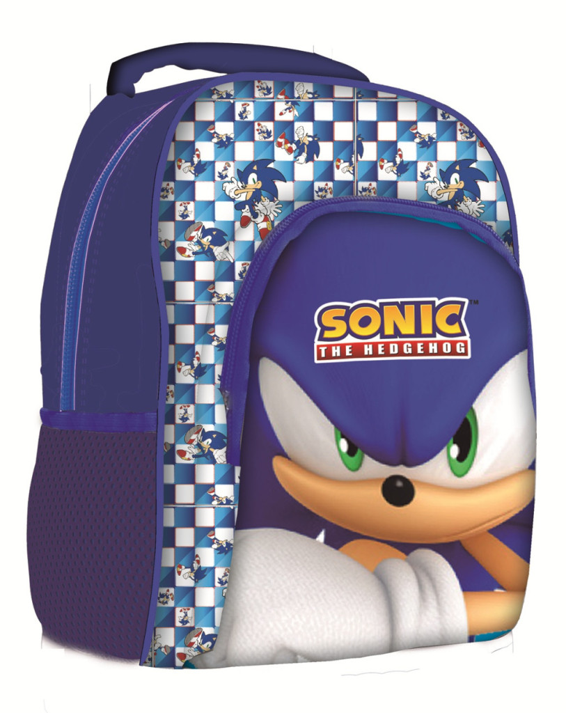 Sonic a sündisznó Modern iskolatáska, táska 40 cm