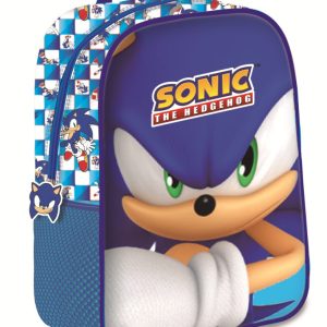 Sonic a sündisznó Modern 3D hátizsák, táska 30 cm