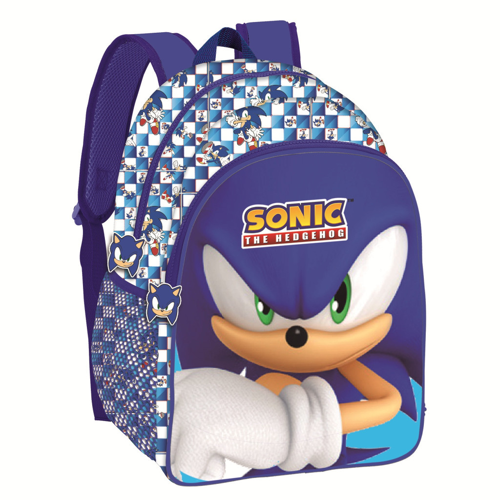 Sonic a sündisznó Modern iskolatáska, táska 40 cm