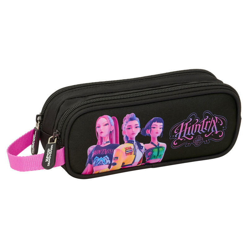 K-pop Démonvadászok Negra 2 rekeszes tolltartó 21 cm