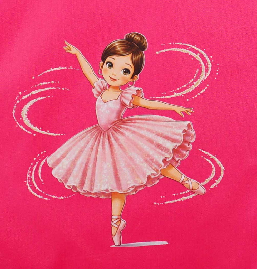 Zsinóros tornazsák balerina mintával - Image 2