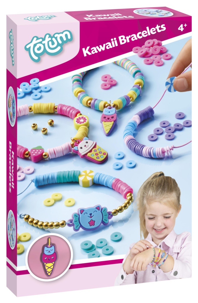 Színes Kawaii Totum karkötő készítő szett