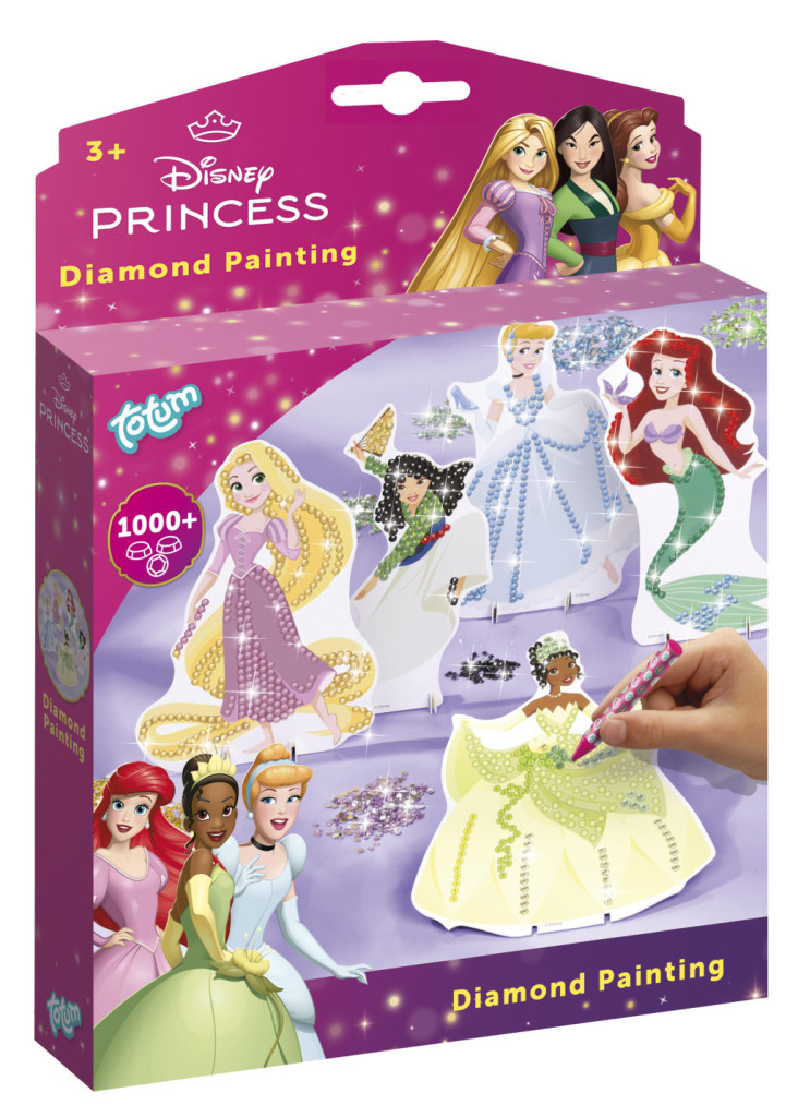 Disney Hercegnők Totum gyémántszemes kép 5 db-os