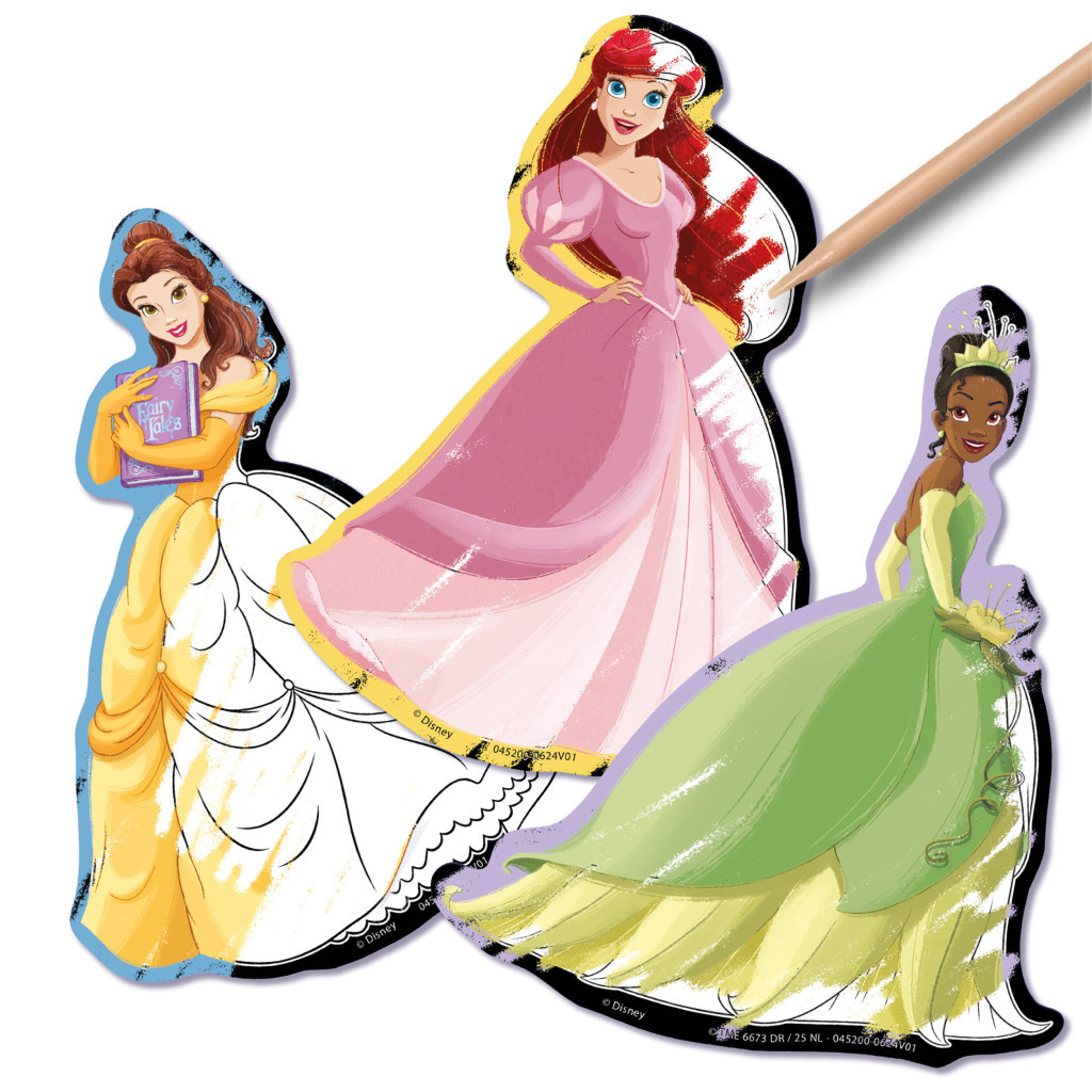 Disney Hercegnők Fairytale scratch képkarcoló matricák 5 db-os - Image 2