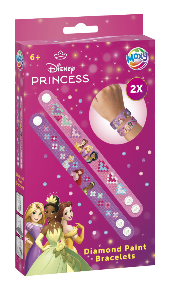 Disney Hercegnők Moxy gyémántszemes karkötő szett 2 db-os