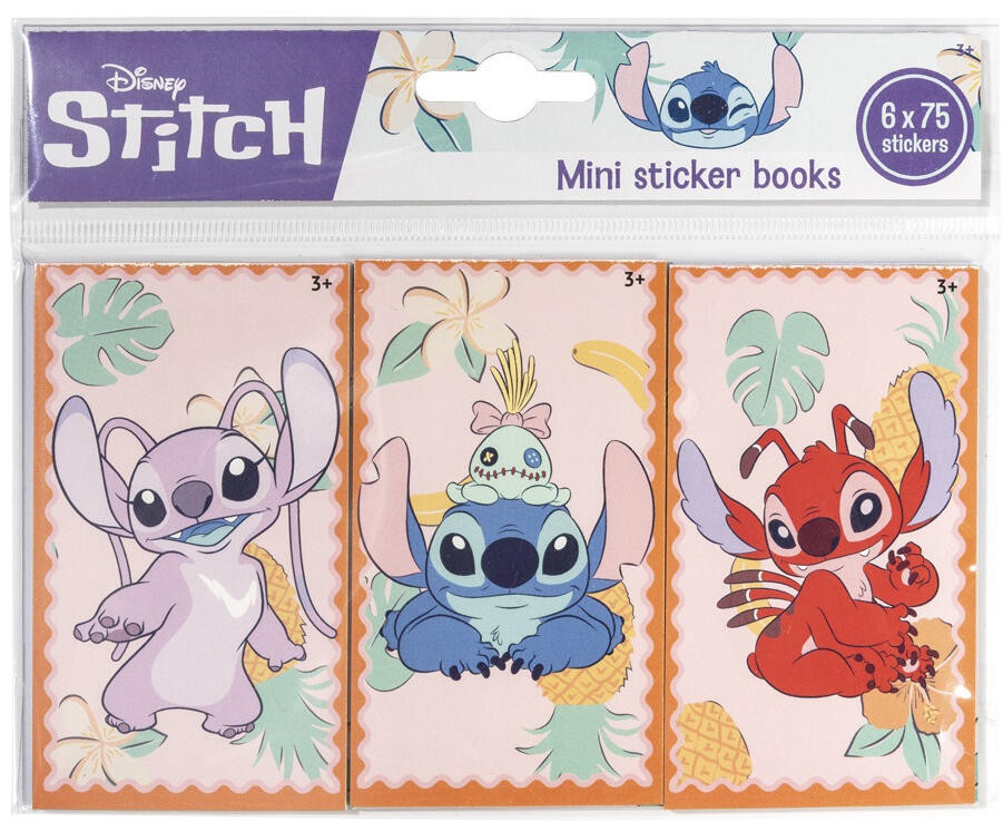 Disney Lilo és Stitch, A csillagkutya Aliens mini matrica szett 6 db-os
