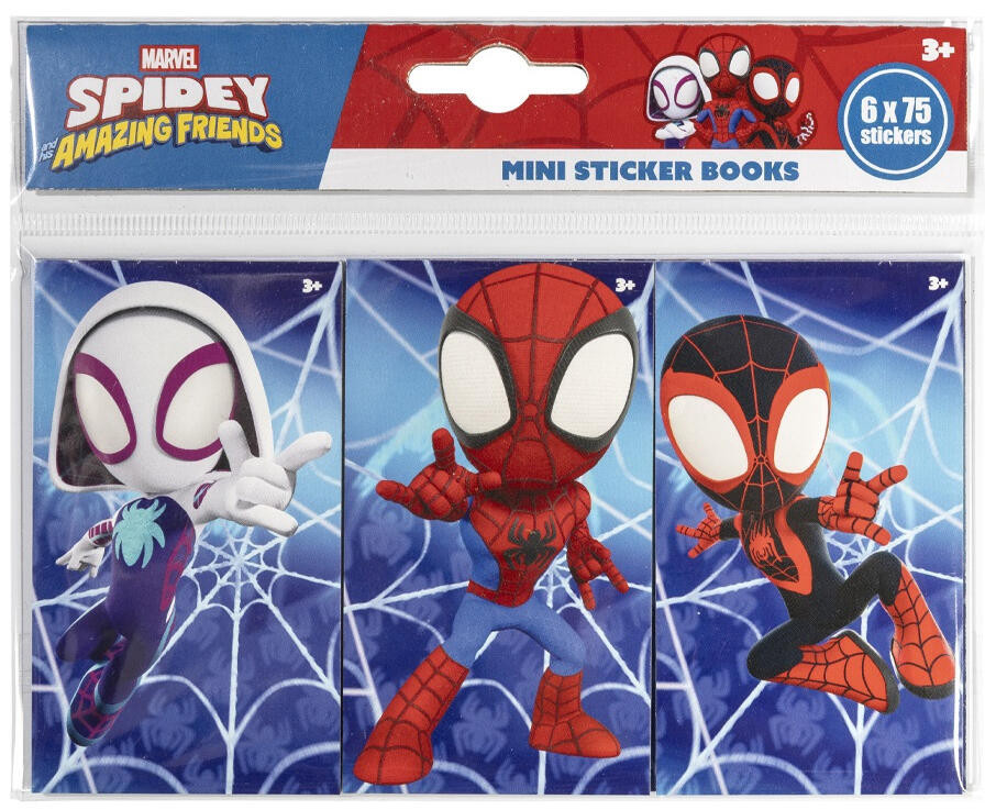 Pókember Spidey Friends mini matrica szett 6 db-os