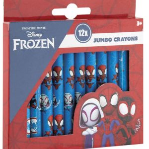 Pókember Spidey Friends zsírkréta 12 db-os