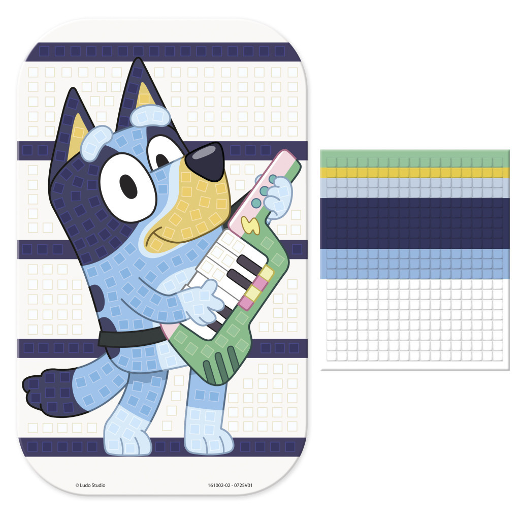 Bluey Guitar habszivacs mozaikos kreatív szett - Image 2
