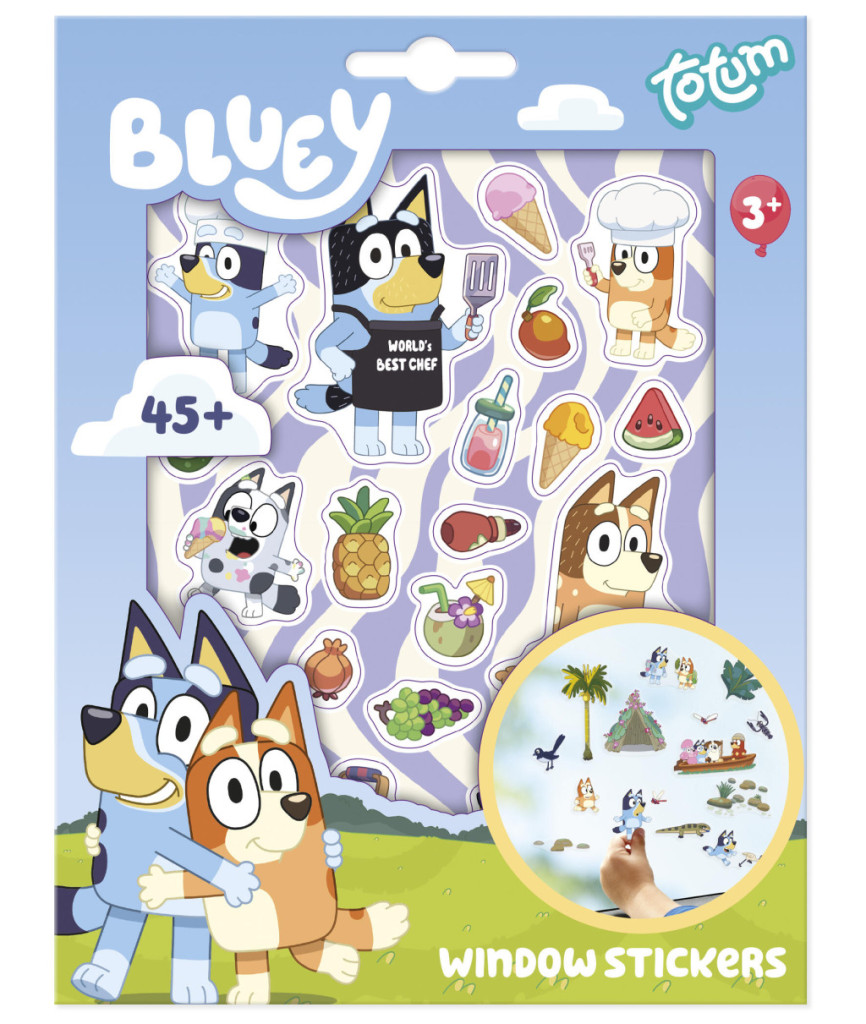Bluey Summer ablakmatrica szett