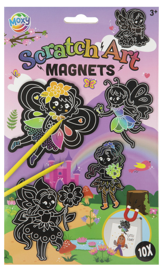 Tündér Magic scratch képkarcoló készlet mágnessel