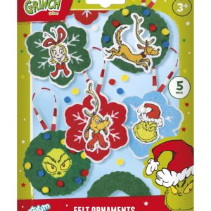 A Grincs Dr Seuss karácsonyfa dísz 5 db-os
