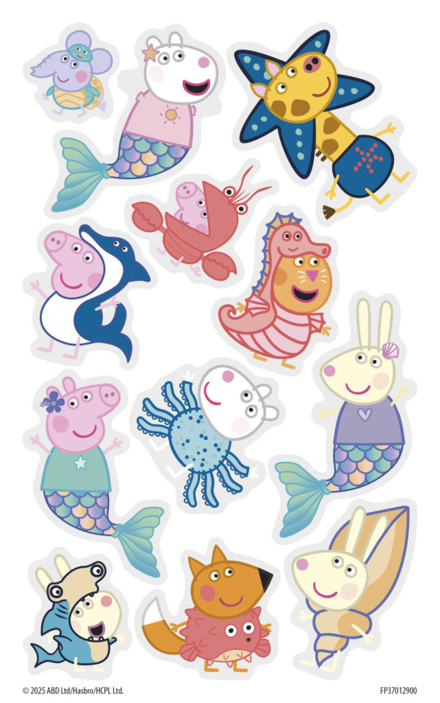 Peppa malac Mermaid tetkó 12 db-os - Image 2