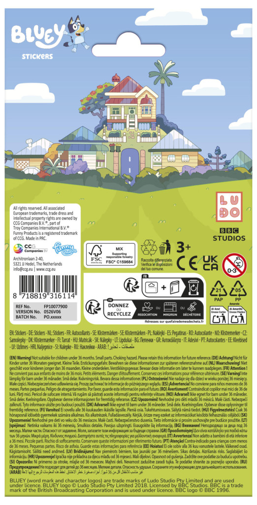 Bluey Play matrica - Image 2