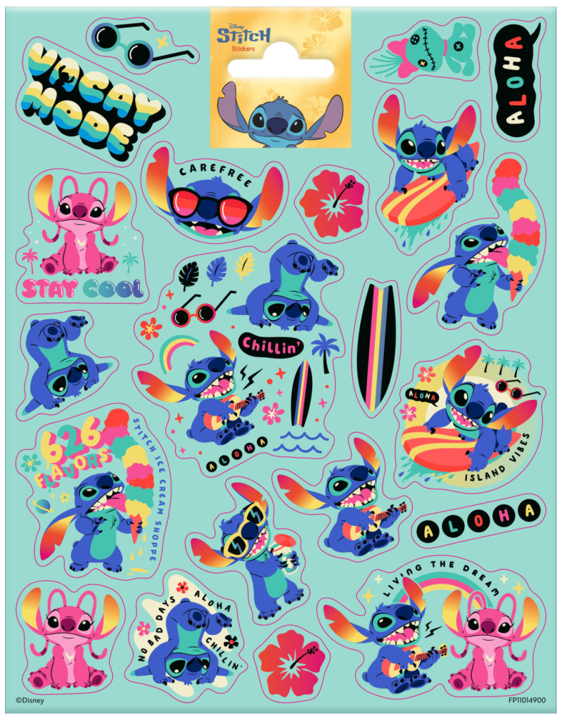 Disney Lilo és Stitch, A csillagkutya Chillin matrica