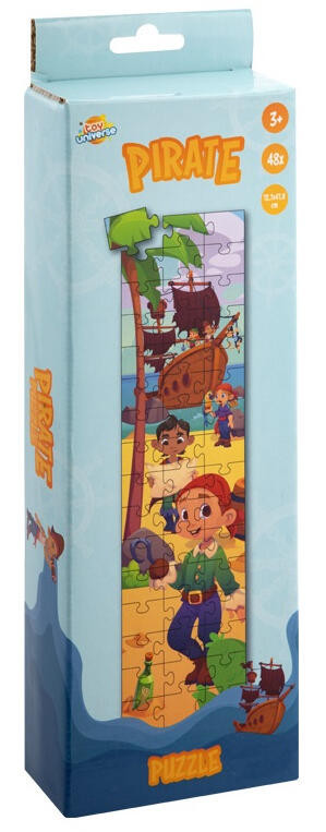 Kalóz Treasure hosszúkás puzzle 48 db-os