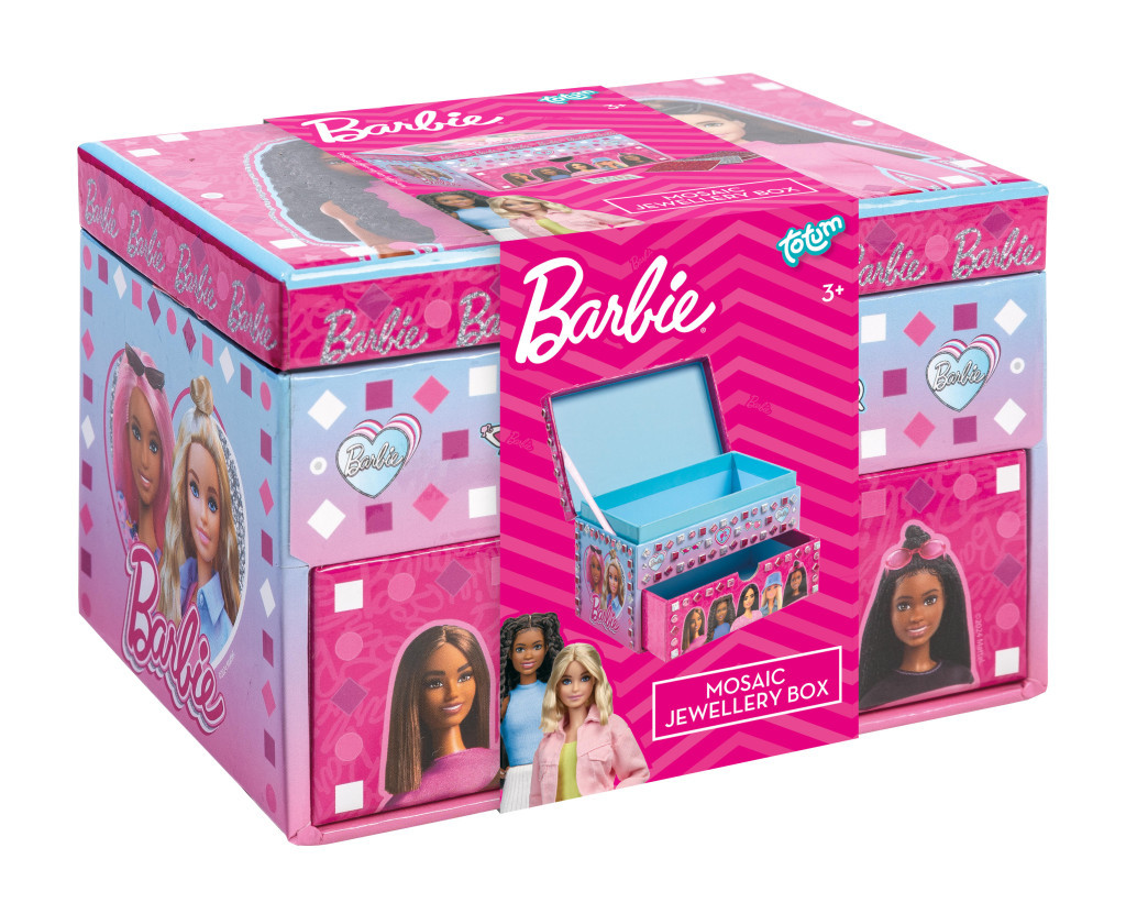 Barbie Cool mozaikos ékszerdoboz