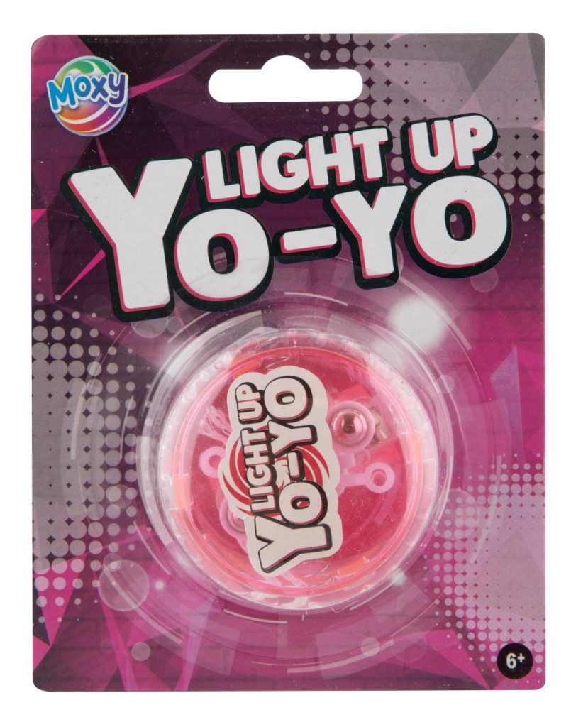 Világító Moxy rózsaszín yo-yo