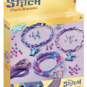 Disney Lilo és Stitch, A csillagkutya Purple charm karkötő készítő szett