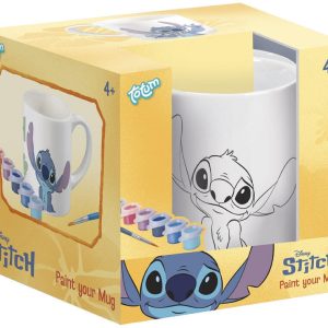 Disney Lilo és Stitch, A csillagkutya Alien festhető porcelán bögre 235 ml Díszdobozban