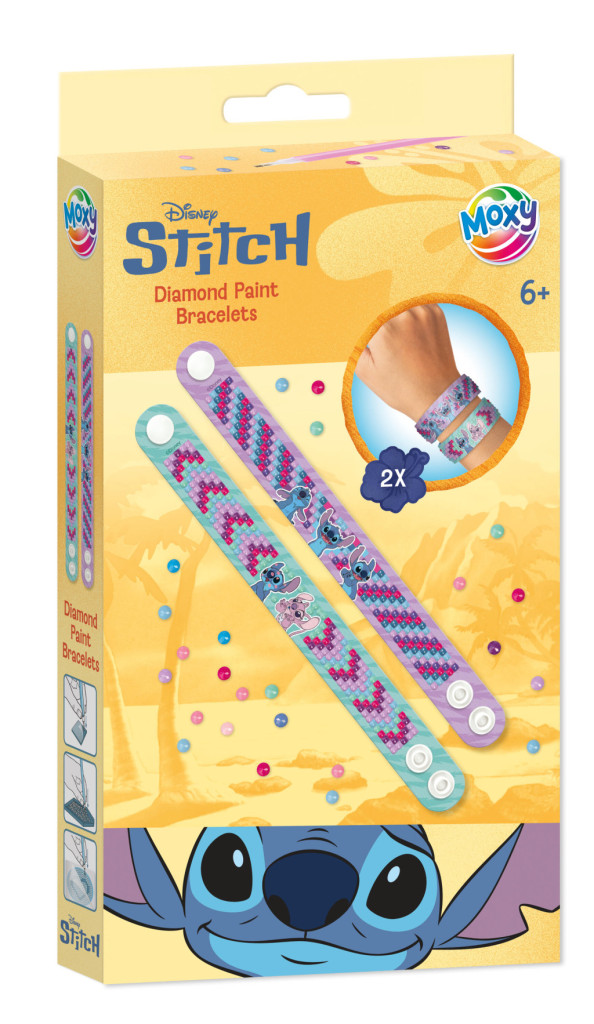 Disney Lilo és Stitch, A csillagkutya Moxy gyémántszemes karkötő szett 2 db-os