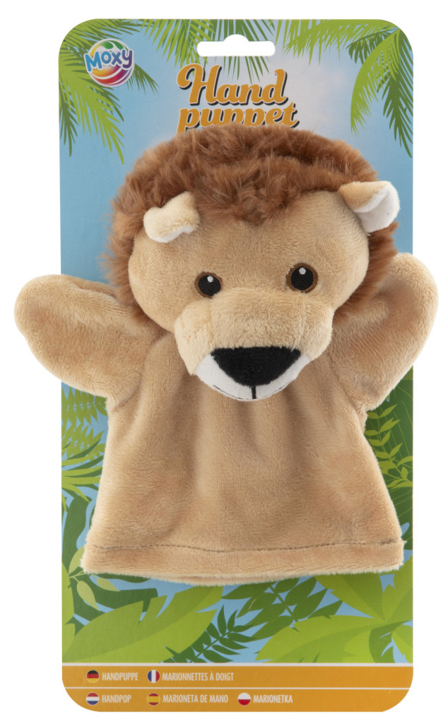 Oroszlán Moxy kesztyűbáb 21 cm